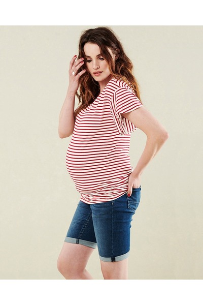 NOPPIES Striped maternity t-shirt