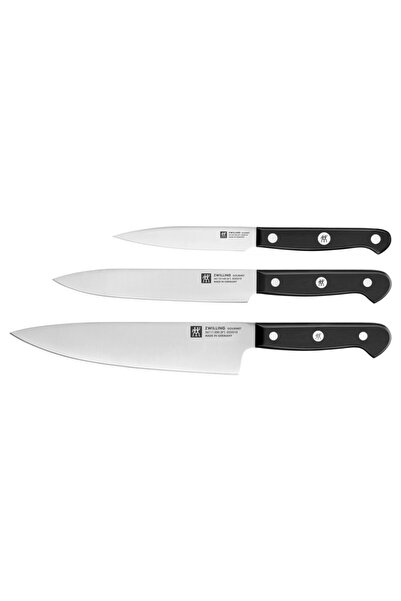 ZWILLING 3 cuțite Gourmet 36130003, Oțel 18/10, Lame Sigmaforge, Întărire la ...