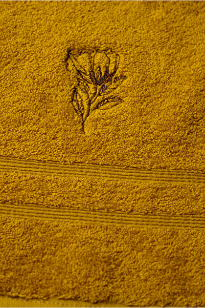 GAMA HOME 100% Cotton Embroidered Guest Towel 30X50 Set of 2 / Different Pattern Options