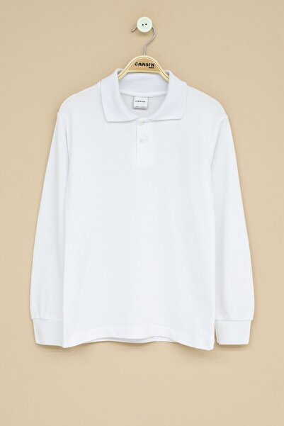 Cansın Mini Boys' Polo Neck Long Sleeve 2-Pack School T-Shirt 22714