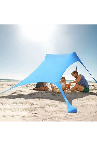 Other Copertină mare pentru plajă, baldachin, parasolar, set de umbră 2 x 2 m