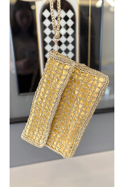 GA Design Çanta/portföy çanta/el çantası simli gold