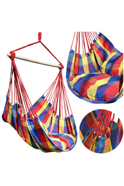 Other Hamac de grădină, scaun brazilian, leagăn, scaun suspendat boho + perne