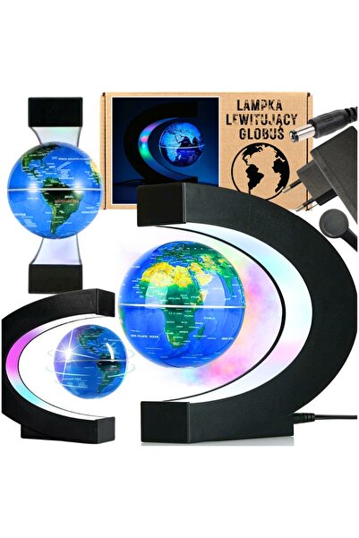 Other Lampă globulară interactivă cu levitație care luminează harta magnetică...
