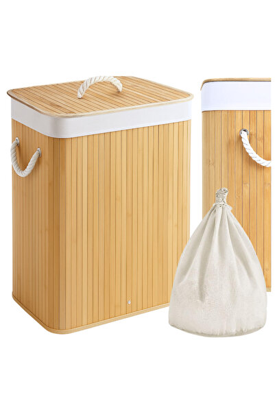 Other Foldable Bamboo Laundry Basket, Toys, Underwear, Large Organizer