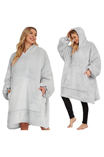 Other Halat de baie unisex moale, lung, cu glugă, Kocoblouse TV, pentru femei...