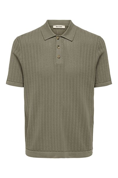 Only & Sons Polo ONSMOON Gestricktes Poloshirt