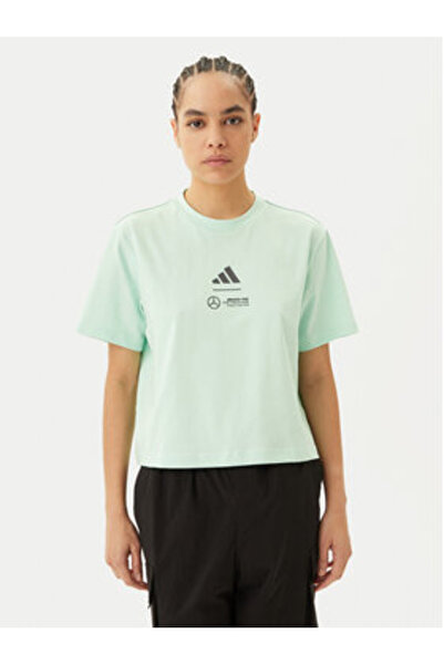adidas Women's T-Shirt JY3077 Green