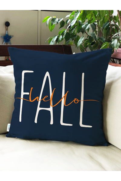 Evmila Autumn Patterned Throw Pillow Cover