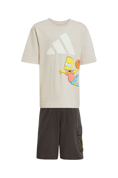 adidas Unisex Child Set T-shirt and Shorts Multicolor SPORTSWEAR-JL9196 WONBEI