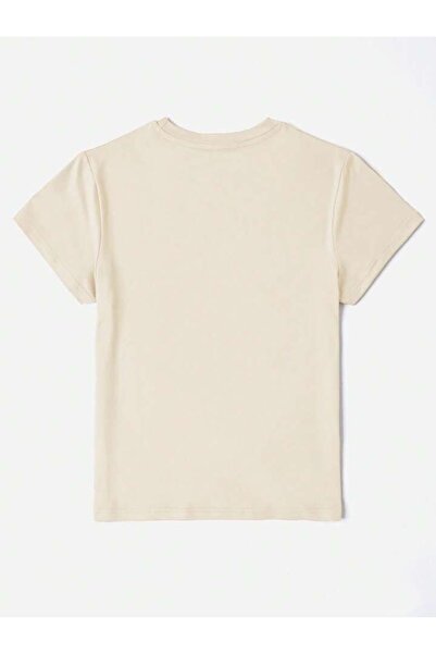 FAVORİST It's Okay to Flowers Short Sleeve Cotton Tshirt