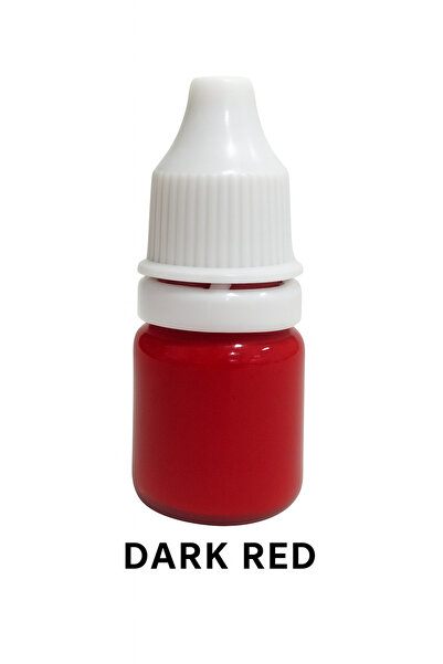 Face Deep 2ml Kalıcı Makyaj Boyası (Dark Red) Profesyönel Kalıcı Makyaj Dudak Boyası Micro Pigment