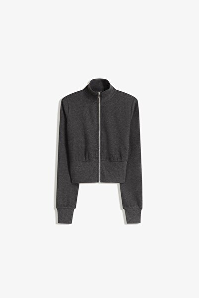 Bershka Zip sweatshirt