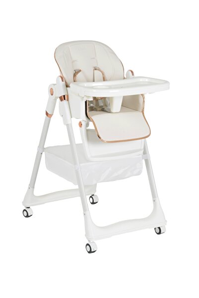 Moni Lindo height-adjustable dining chair, foldable, 2 trays, bib, spoon, fork included