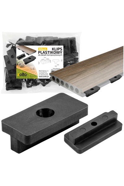 Other Composite decking mounting clips, concealed installation, 50 pcs.