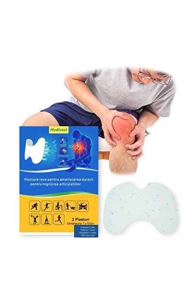 medicast Plasturi reci cu gel – calmare dureri și inflamații, 6 plasturi/cutie, efect rapid