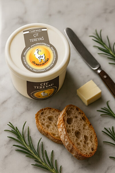 ÇİT KEÇİ ÇİFTLİĞİ Doğal Keçi Tereyağı 450 Gr – %100 Keçi Sütünden, Tuzsuz Kahvaltılık