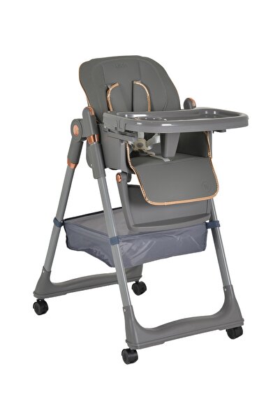 Moni Lindo height-adjustable dining chair, foldable, 2 trays, bib, spoon, fork included