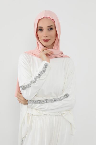 Aisha's Design Ready-Made Combed Cotton Shawl with Inner Boning, Ps-57