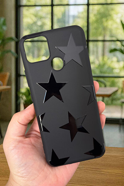 Vip Case REALME C25S Uyumlu STAR Silikon Darbe Emici Klasik Korumalı Rubber K...