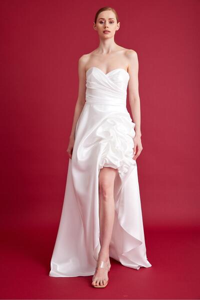 MAXXE 5780SOR SATEN ORGANZE ABİYE ELBİSE