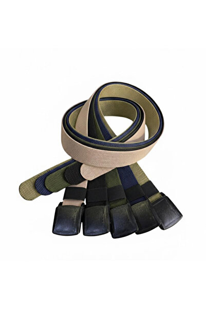 Kemer Dünyası Anti-Allergic Plastic Buckle X-Ray Resistant Tactical Palaska Belt (Set of 5)