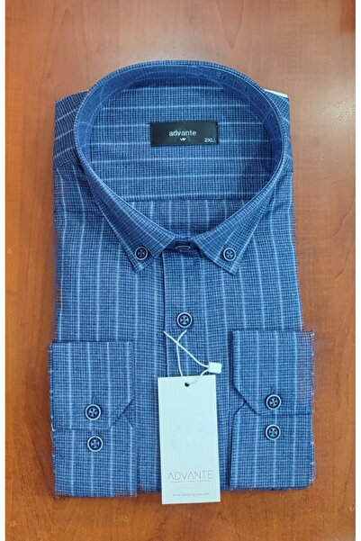 ADVANTE DAYBOGLU 100% COTTON LONG SLEEVE POCKET CLASSIC MEN'S SHIRT