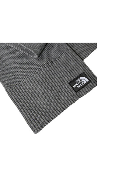 THE NORTH FACE Tnf Logo Box Scarf Nf0A8Chgdyy1 Gray