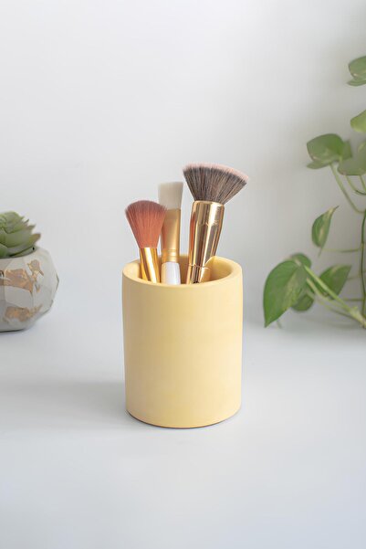 betonmall منظم أسطوانات الخرسانة |   حامل فرشاة الأسنان، حامل الأقلام، حامل ف...