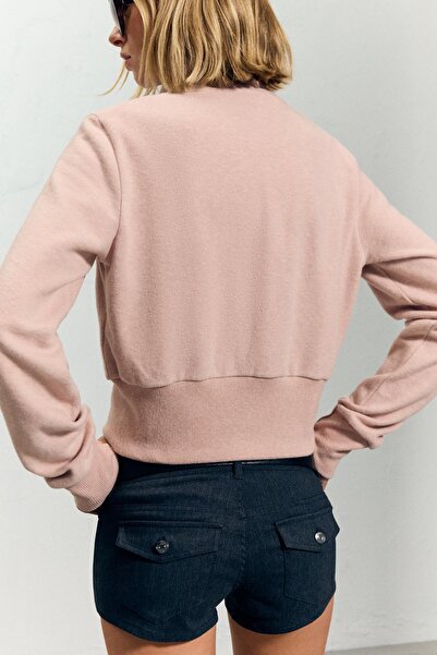 Bershka Zip sweatshirt