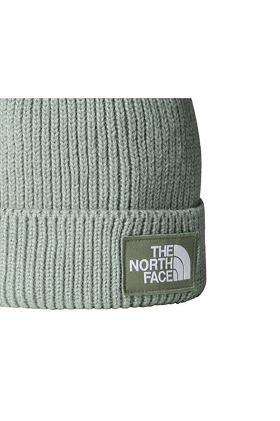 THE NORTH FACE Tnf Logo Box Cuffed Beanie Hat Nf0A8Ched5M1 Green