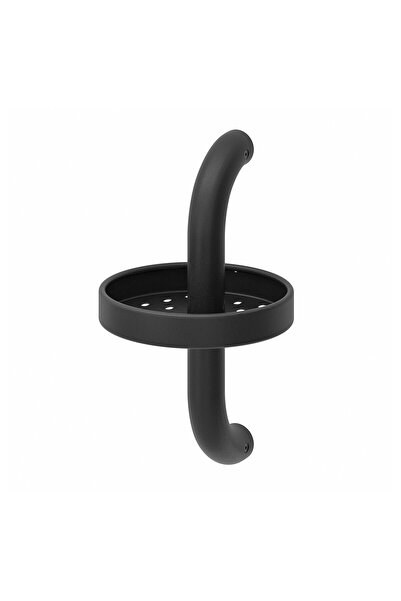 IKEA BÄSINGEN Shower shelf, anthracite, 16 x 29 cm