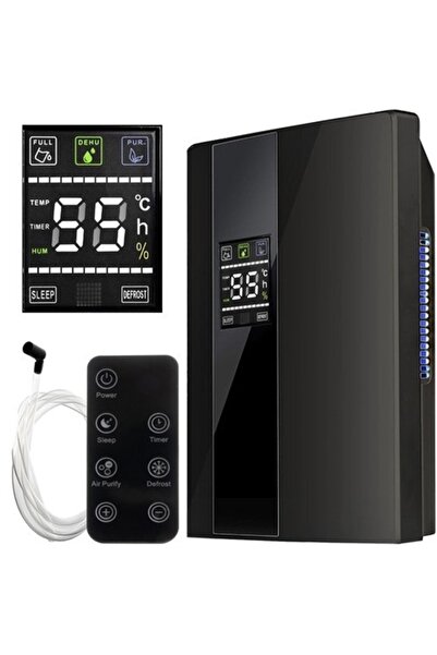 KESNUP Dezumidificator și purificator de cameră cu higrostat, negru