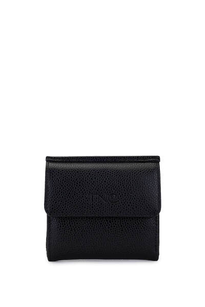 Tamer Tanca Unisex Genuine Leather Black Caviar Wallet Wallet