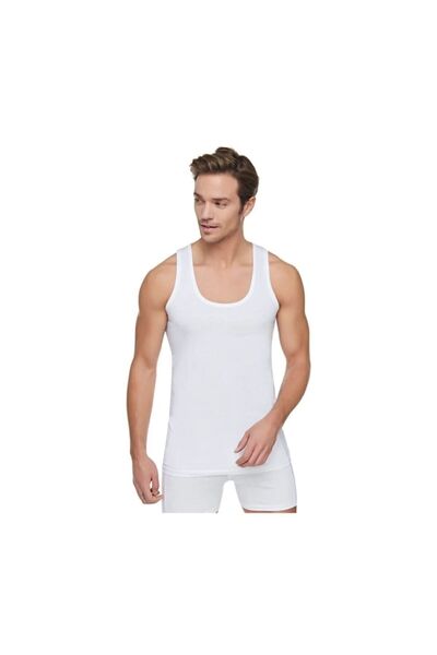 BB Men's Front Star Tank Top 100% Cotton Quality in One Piece