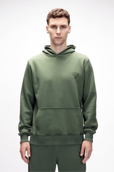 Bad Bear Hooded Men's Green Lacquer Hoodie 25.02.12.006-C123
