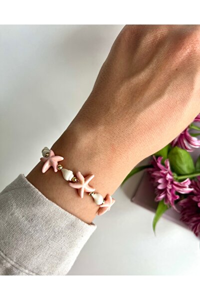 Fynbos Starfish and Seashell Macrame Bracelet