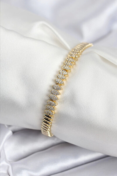 Belle Fusion Bfs Brass Vip Series Gold Color Zircon Stone Barley Model Women'...