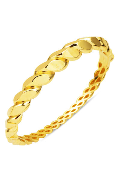 Bilezikci Gurmet Burgulu 14 Ayar Altın Bilezik