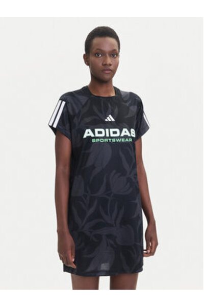 adidas Rochie casual pentru femei, multicoloră, SPORTSWEAR-JL7638 MULTCO/CARBON/NEGRU