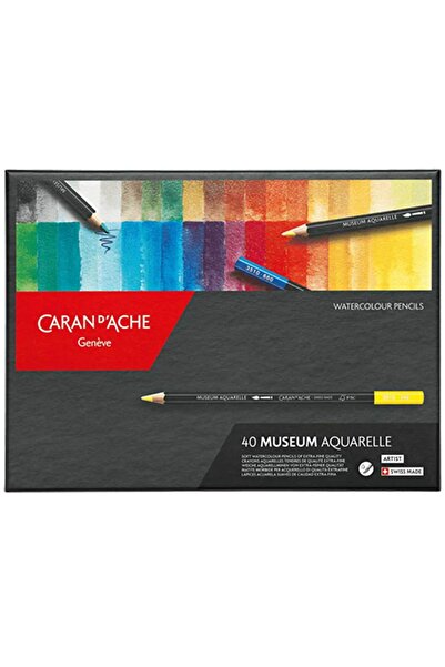 Caran d'Ache Museum Aquarelle 40'lı Set (karton kutulu)