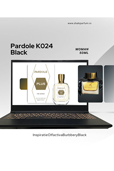 PARDOLE Apa de Parfum Black, K024, 50 ml
