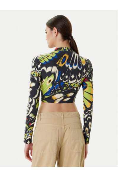 adidas Women's Blouse Multicolor SPORTSWEAR-JL8650 BLACK/HIRBLU/LUSRED