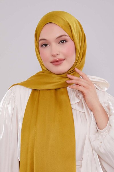 Levidor Oil Green Plain Premium Evening Dress Shawl
