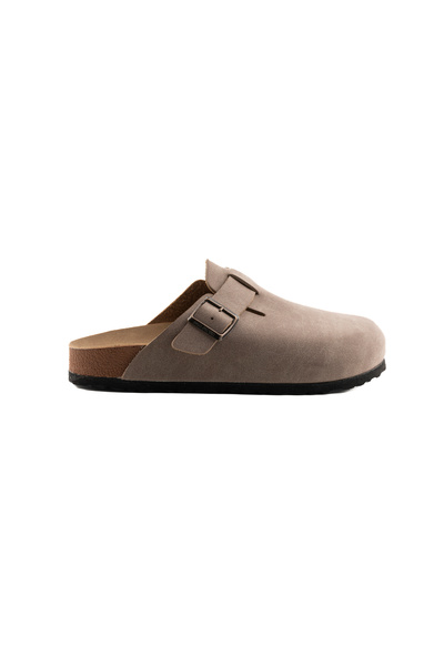 Shoebuo Women's Orthopedic Soft Sole Slippers Closed Front Stainless Buckle Non-Slip Sabo Home Outdoor Slippers