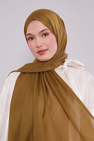 Levidor Grass Green Plain Premium Evening Dress Shawl