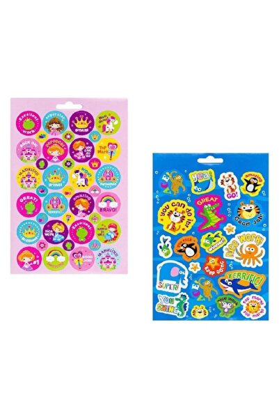 SHOPIENS Set Autocolante Recompensa 700 Bucati Pentru Copii Scoala Gradinita Activitati Educative