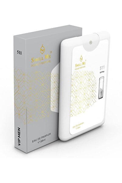 Smell Me Pocket Perfume 511 French Perfume Amber Woody Inspired by CH Two One Two VIP EDP Men 18ml