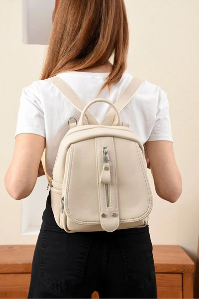 Just Polo Women's Medium Size Stylish Lacoste Backpack Shopper with Adjustabl...