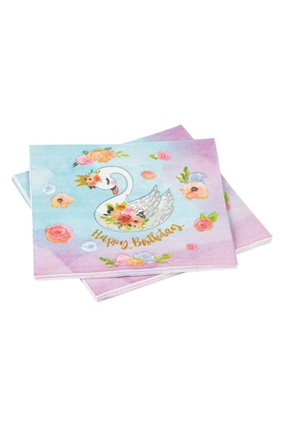 SHOPIENS Set 12 servetele de masa pentru petrecerea de aniversare a copiilor ...